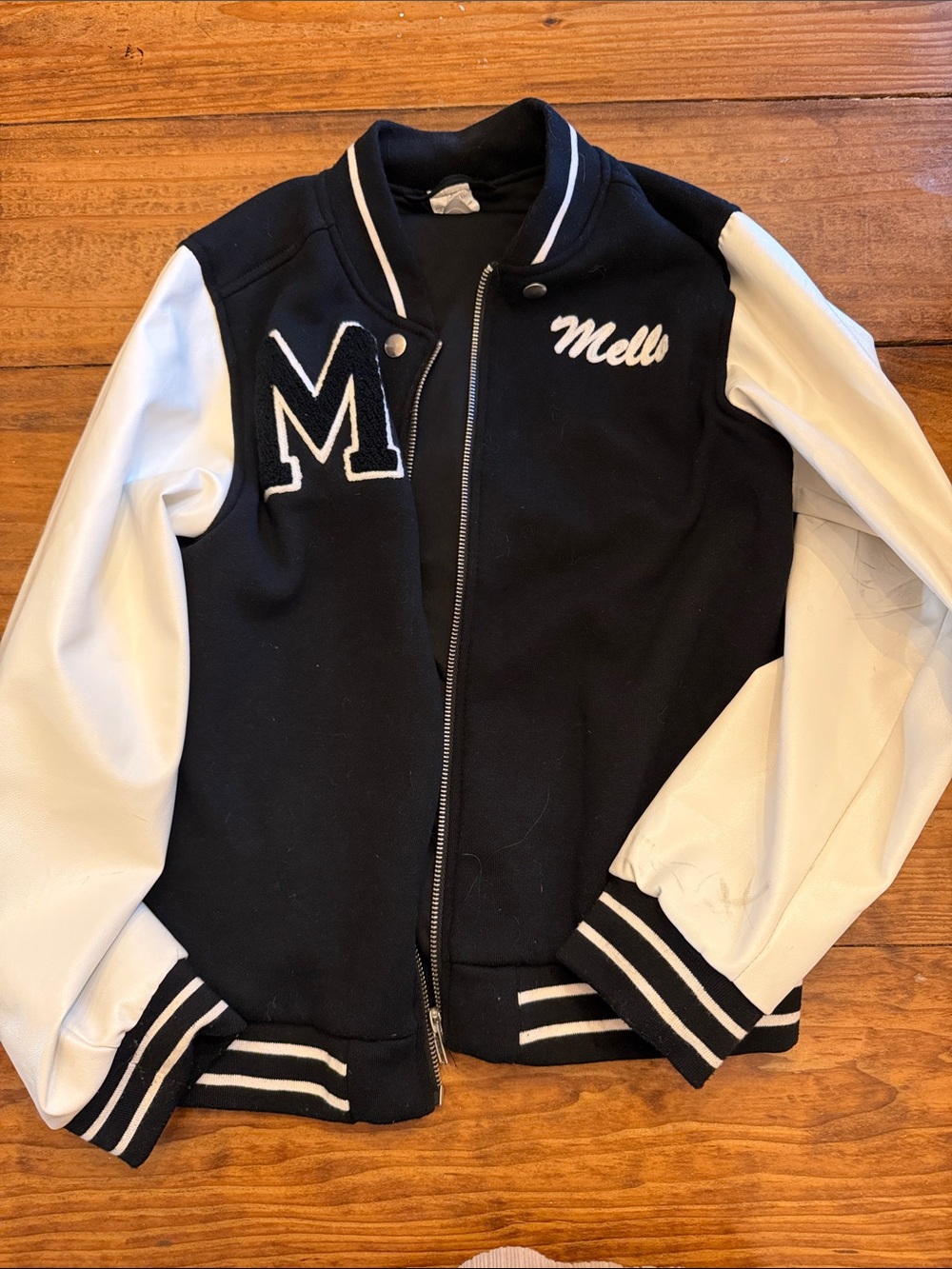 Kids DJ Marshmello Black & White Varsity Jacket
